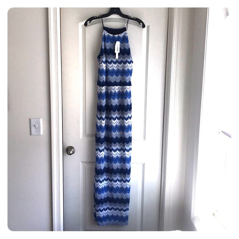 Aqua Maxi dress